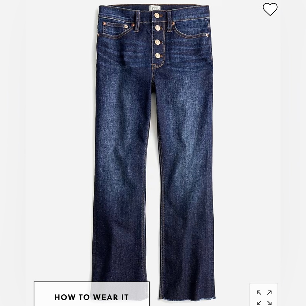 J.Crew 9” demi-boot crop jean